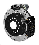 Wilwood Forged Dynalite Rear Electronic Parking Brake Kit -Black Powder Coat Caliper - SRP D/S Rotor-1
