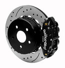 Wilwood 2020+ Jeep Gladiator Narrow Superlite 4R Rear Drill & Slot. Brake Kit 14.00in Black w/ Lines-1