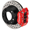 Wilwood kit rear NDPR PORS 911 1984-89 11.42X.95 rotor SRP red W/LINES-1