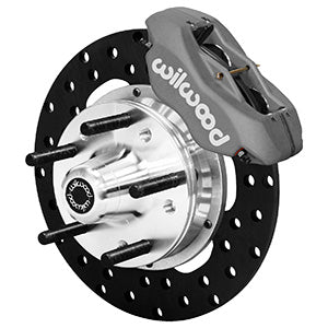 Wilwood Forged Dynalite Front Drag Kit Drilled Rotor 62-72 CDP B & E Body-Drum