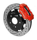 Wilwood Forged Dynalite Front Hat Kit 12.19in Drilled Red 02-06 Acura RSX-5 Lug-1