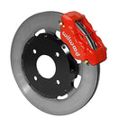 Wilwood Forged Dynalite Front Hat Kit 12.19in Drilled Red 2002 Mitsubishi Lancer-1