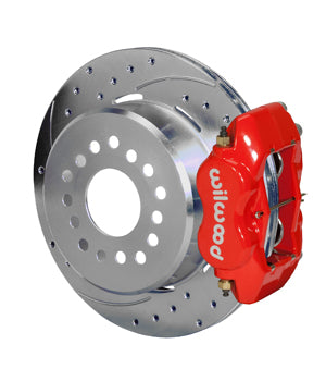 Wilwood Forged Dynalite P/S P-B Kit Drill-Zinc Red New Big Ford 2.50in Offset