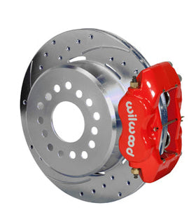 Wilwood Forged Dynalite P/S P-B Kit Drill-Zinc Red New Big Ford 2.50in Offset