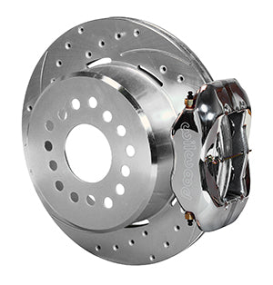 Wilwood Forged Dynalite P/S P-B Kit Drill-Zinc Polsh Chevy 12 Bolt w/ C-Clips