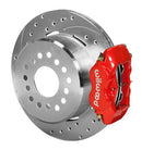 Wilwood Forged Dynalite P/S P-B Kit Drill-Zinc Red Chevy 12 Bolt w/ C-Clips-1