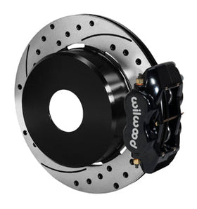 Wilwood Forged Dynalite P/S Park Brake Kit Drilled Big Ford 2.36in Offset Currie Blank