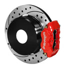 Wilwood Forged Dynalite P/S Park Brake Kit Drilled Red Big Ford 2.36in Offset Currie Blank-1