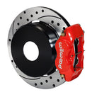 Wilwood Forged Dynalite P/S Park Brake Kit Drilled Red Big Ford New 2.50in Offset Currie Blank-1