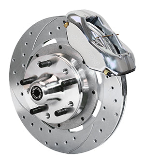 Wilwood Forged Dynalite Front Kit 12.19in Drill-Zinc Pol 67-69 Camaro 64-72 Nova Chevelle