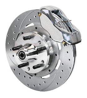 Wilwood Forged Dynalite Front Kit 12.19in Drill-Zinc Pol 67-69 Camaro 64-72 Nova Chevelle
