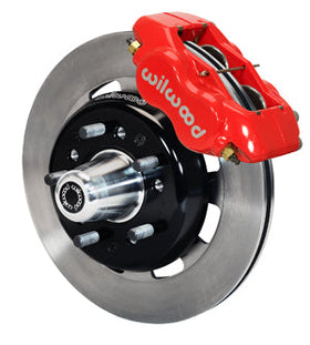 Wilwood Forged Dynalite Front Kit 12.19in Red 55-57 Chevy