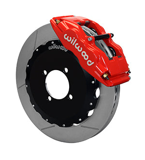 Wilwood FSLI4 Front Hat Kit 13.00in Red 2003-05 Scion xA xB