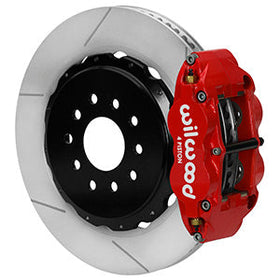 Wilwood Narrow Superlite 4R Rear Kit 14.00in Red 97-04 Corvette C5/Z06 05-13 C6