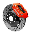 Wilwood Dynapro Radial Front Kit 12.00in Drilled Red Subaru Impreza WRX (*Line Kit Needed*)-1