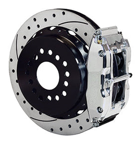 Wilwood Narrow Superlite 4R Rear P-Brk Kit 12.88in Drill Polish Big Ford New Style 2.36in Offset