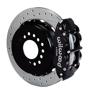 WILWOOD FNSL4R Rear P-Brk Kit,12.88", Drill, Zinc Big Ford New Style 2.50" Offse