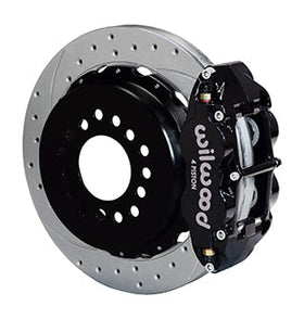 WILWOOD FNSL4R Rear P-Brk Kit,12.88", Drill, Zinc Big Ford New Style 2.50" Offse