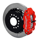 Wilwood Narrow Superlite 4R Rear P-Brk Kit 12.88in Red Small Ford 2.50in Offset-1