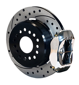 Wilwood Forged Dynalite P/S Park Brake Kit Drill-Polish Small Ford 2.50in Offset