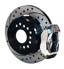 Wilwood Forged Dynalite P/S Park Brake Kit Drill-Polish Small Ford 2.50in Offset-1