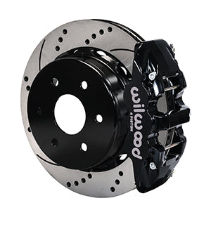 Wilwood AERO4 RearTruck Kit 14.25in Drilled 1999-2010 GM 1500-SUV 1 Piston OE Caliper