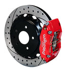Wilwood Dynapro Radial Rear Kit 13.00in Drilled Red Nissan 350Z/Fiti G35-1