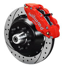 Wilwood Narrow Superlite 6R Front Hub Kit 12.88in Drill Red 74-80 Pinto/Mustang II Disc Spindle only-1
