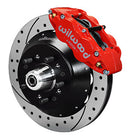Wilwood Narrow Superlite 6R Front Hub Kit 12.88in Drill Red 67-69 Camaro 64-72 Nova Chevelle-1