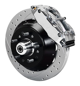 WILWOOD FNSL6R Front Hub Kit,12.88" Drill-Zinc,Pol 67-69 Camaro, 64-72 Nova, Che