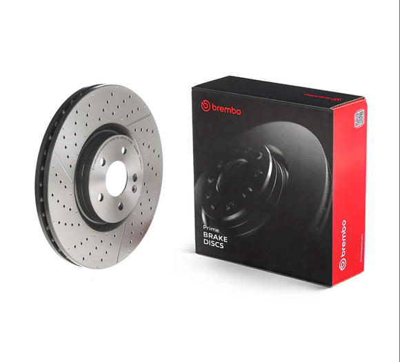 Brembo 14-18 Mercedes-Benz CLA45 AMG/15-18 GLA45 AMG Front Premium UV Coated OE Equivalent Rotor A1764210112