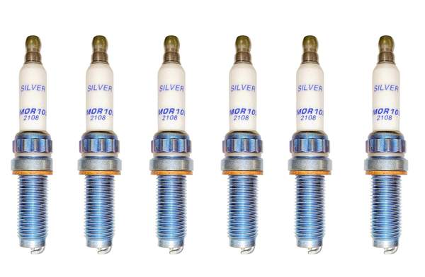 Brisk Silver Racing 2MOR10S Spark Plug - Set Of Six | 2MOR10S-KT6