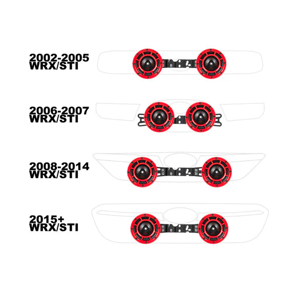 Grimmspeed BroTie Mounting Bracket for Hella Horns 02-21 Subaru WRX/STI GrimmSpeed - 0