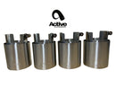 100mm Slip On Tips for G80 OEM Exhaust – brushed finish 2021+ M3 / M4-1