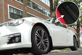 Rally Armor 13-17 Subaru BRZ/Toyota FR-S Black UR Mud Flap w/Grey Logo - 0