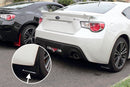 Rally Armor 13-17 Subaru BRZ/Toyota FR-S Black UR Mud Flap w/White Logo-2