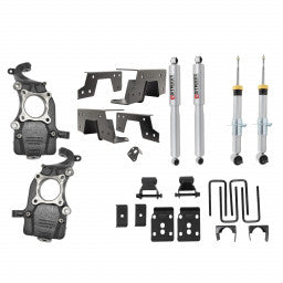 Belltech 2021+ Ford F-150 2WD 2-5.5in Front 6.5in Rear Complete Lower Kit with SP Shocks