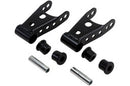 Belltech Shackle kit 2011+ Chevrolet Silverado/Sierra 3/4 Ton Pickup 1in Rear Drop-1