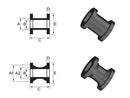 SuperPro 1984 BMW 318i Base Rear Trailing Arm Bushing Set-5