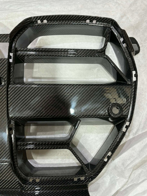 Dry Carbon Fiber Front Kidney Grille for BMW G80 M3 & G82 / G83 M4 2021-2026 Without ACC