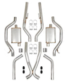 HOOKER BLACKHEART LS SWAP CAT-BACK EXHAUST SYSTEM - C10 - 304SS - 3-INCH-1