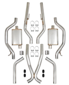 HOOKER BLACKHEART LS SWAP CAT-BACK EXHAUST SYSTEM - C10 - 304SS - 3-INCH