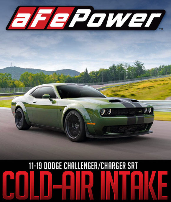 AFE POWER BLACK SERIES COLD-AIR INTAKE: 2011–2019 DODGE CHALLENGER/CHARGER SRT