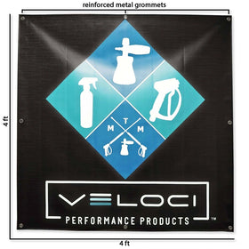 4' x 4' Veloci Banner - 0