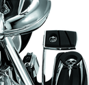 Kuryakyn Zombie Brake Pedal Pad For FL Models Chrome-1