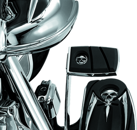 Kuryakyn Zombie Brake Pedal Pad For FL Models Chrome
