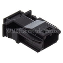 NAMZ JAE MX-1900 2-Position Male Black Pin Housing (HD 72905-11)-1