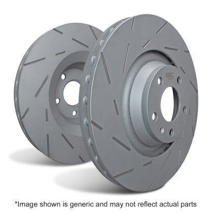 EBC 2021+ Tesla Model S Front USR Slotted Rotors