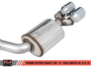 AWE Touring Edition Exhaust for 15+ Challenger 6.4 / 6.2 SC - Non-Resonated - Chrome Silver Quad Tips-6