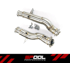 AMG M276 C43/E43/C400/C450 Race Downpipes - 0